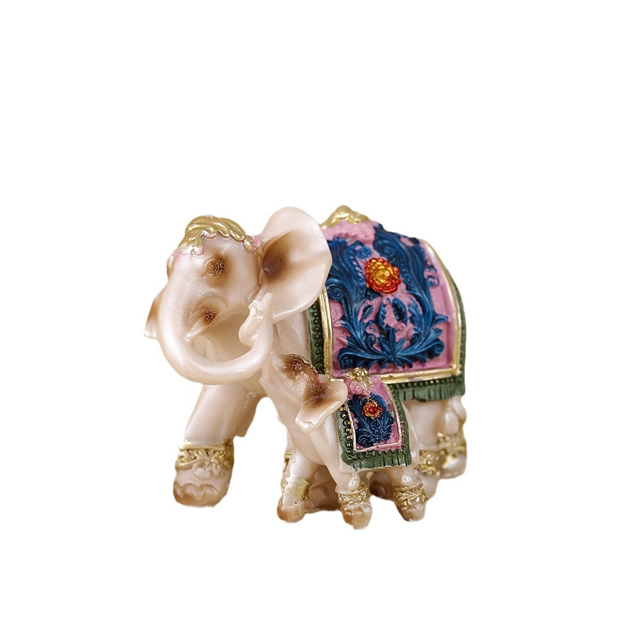 Wholesale of Mother's Day Family Orchid Mother Child Elephant Resin Ornaments